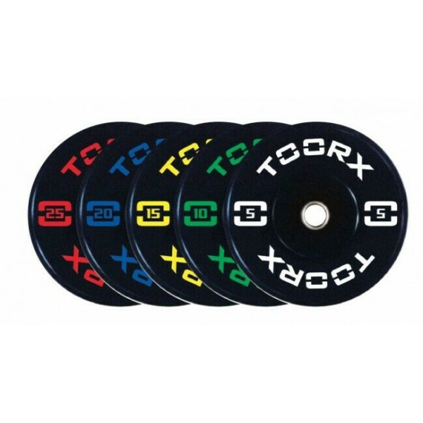 Toorx - Disco bumper Training absolute Toorx diam 45 cm - foro 50 mm da 10/15/20 kg