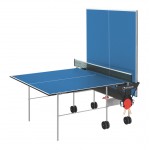 Garlando - Ping Pong Training Indoor con ruote - piano blu - per interno