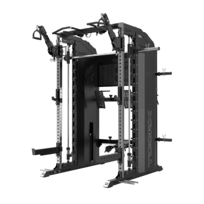 Toorx Vertical - Smith Machine ASX-9500 — Stazione 2-in-1 con Dual Pulley, Pacco Pesi 2x90 kg