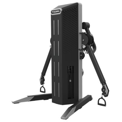 Toorx Vertical - Dual Pulley Station CSX-5500 — Doppia Colonna Regolabile su 3 Assi, Pacco Pesi 2x90 kg