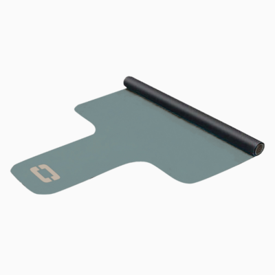 Toorx - Asciugamano Antiscivolo per Reformer Pilates — Sagomato, Doppia Superficie Microfibra/Gomma